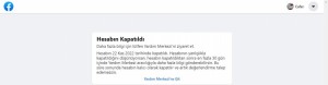 Facebook Hesabım Sebepsizce Kapatıldı