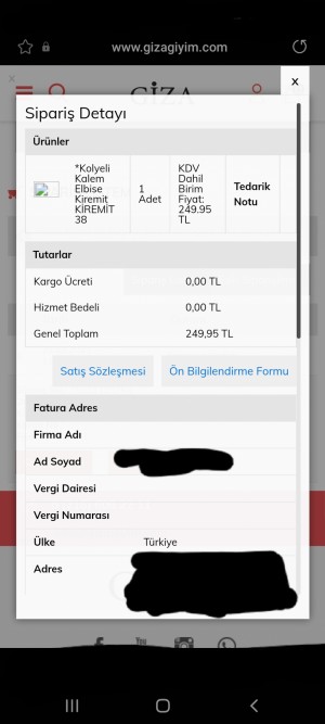 Gizagiyim.com Fahiş Fiyat