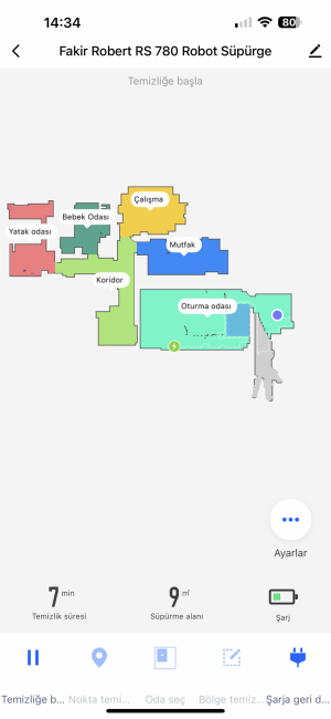 Fakir Rs 780 Robot Süpürge Şikayet