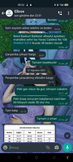 Cellia_moda Farklı Ürün Gönderdiler