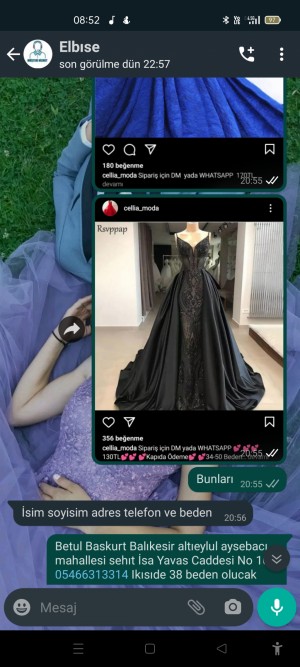 Cellia_moda Farklı Ürün Gönderdiler