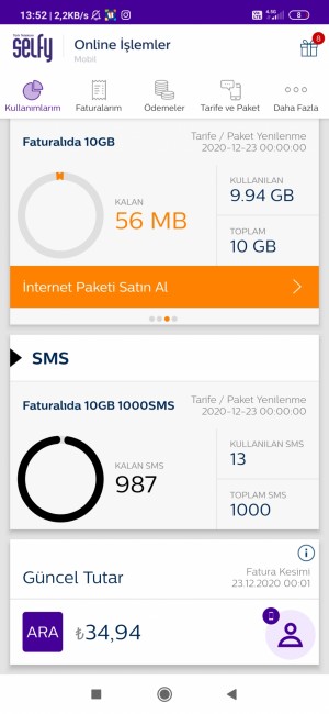 Türk Telekom Fatura Farklı Geldi