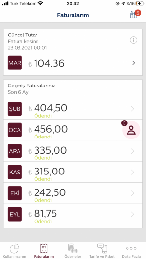 Türk Telekom Fatura