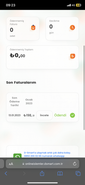 D-smart Fesih Ve Haksız Faturalandırma