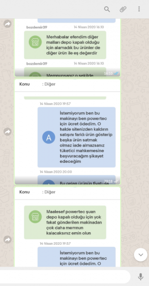 Gittigidiyor'dan Powertec Marka Tıraş Makinesi Aldım