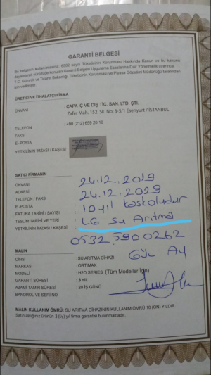 Ortimax Garanti Kapsamındaki Ürünüm Kullanılmaz Halde Ve Hiçbir Yetkili İlgilenmiyor