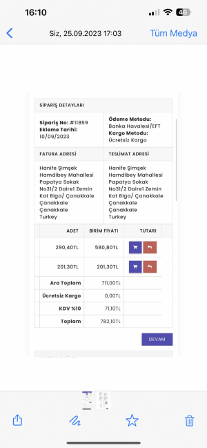Geldi Market Siparişimi 15 Gündür Teslim Etmiyor!