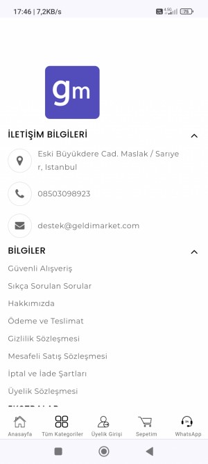 Geldi Market Para İadesi Geri Ödemesini Yapmıyor