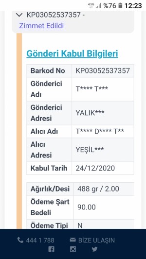 Ptt Kargo Gelemeyen Kargo