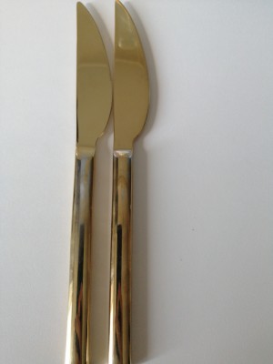 Jumbo Gold Kaplama Çatal Bıçak Takımı