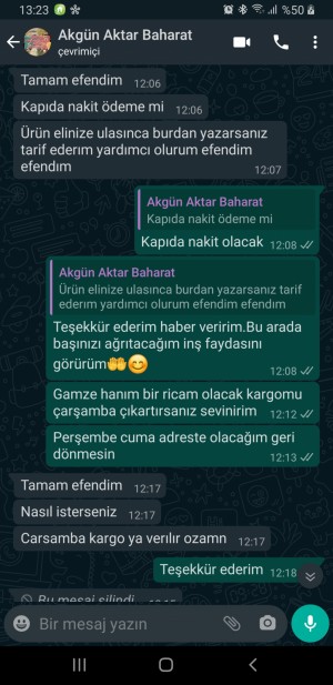 Akgün Baharat Gönderilen Çay Kokuyor Ve Pamukçuk Olmuş
