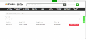 İstanbul Bilişim Gönderilmeyen Ürün