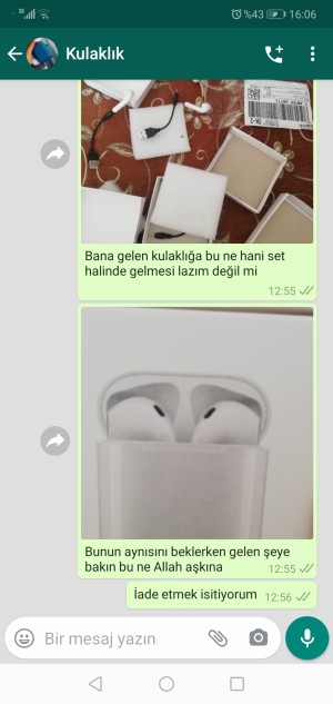 Teknobluee Gösterilen Üründen Farklı Gelmesi