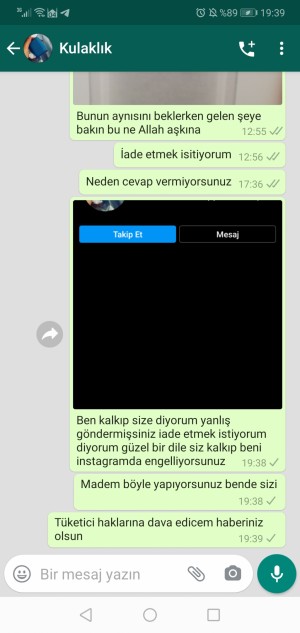 Teknobluee Gösterilen Üründen Farklı Gelmesi