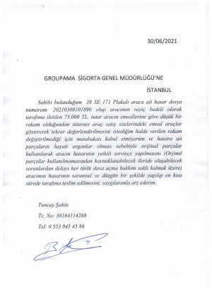 Groupama Sigorta Kasko Rezaleti!!