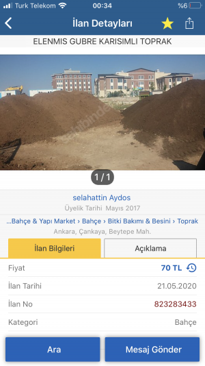 Aydos Hafriyat Gübreli Elenmiş Toprak Diye Sattılar Ancak Ne Elenmiş Toprak Ne De Gübre Var! Aydos Hafriyat Gübreli Elenmiş Toprak Diye Sattılar Ancak Ne Elenmiş Toprak Ne De Gübre Var!