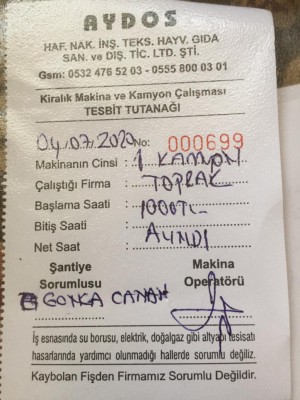 Aydos Hafriyat Gübreli Elenmiş Toprak Diye Sattılar Ancak Ne Elenmiş Toprak Ne De Gübre Var!