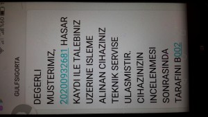 Gulf Sigorta "1 Yıllık Genişletilmiş Ek Sigorta Garanti" Süresinde Sony Xperia Garanti Kapsamına Alınmaması