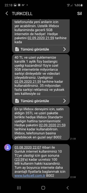Turkcell Haksızlık Yaptılar