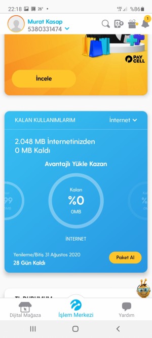 Turkcell Haksızlık Yaptılar