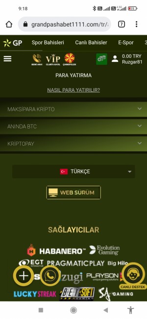 Grandpashabet Hem Kazandı Diye Tebrik Edip Sitenin Telegram Sayfasında Paylaşılmıştır