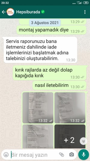 Hepsiburada Kırık Buzdolabını Bana Zorla Sattı