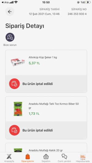 Hepsiburada Hepsiexpress Sipariş Rezaleti