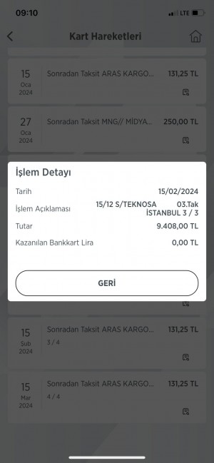 Teknosa Hesabımdan Sipariş Ortada Olmadan Para Çekimi