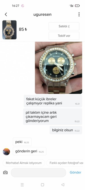 Gardrops İade Alınmayan Kusurlu Eksik Ürün