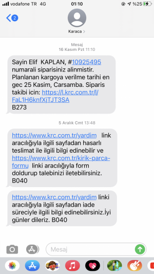Karaca Home İade Gönderdim 2 Aydır Bilgi Yok