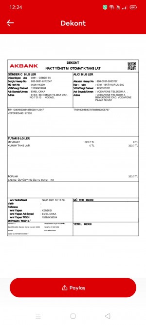 Vodafone İade Talebi