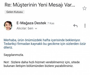 Senkar.net İade Sorunu