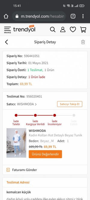 Trendyol İadem İnceleniyor Da Takılı Kaldı