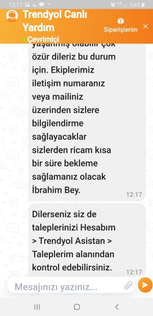 Trendyol İademi Yaptığım Ödememi Yapmıyor