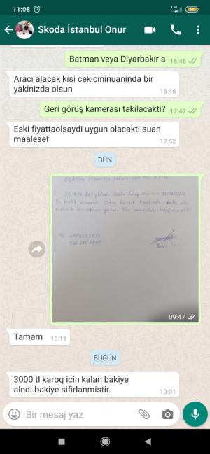 Skoda Özaydın Otomotiv Mağdur Etti