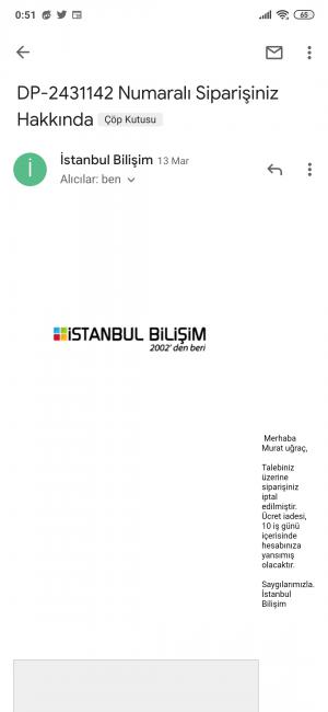 İstanbul Bilişim'de Paramı İade Etmiyorlar