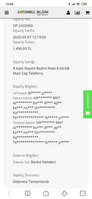 İstanbul Bilişim Ürün Gelmedi Para İadesi İçin Mücadele Ediyoruz