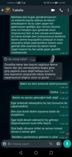 Tiabellaguzellikk Seans Günü Gelemseniz Bile O Para Yatacak Dediler