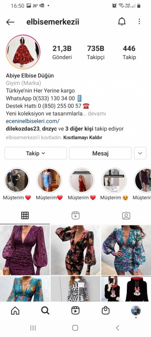 Elbesemerkezii Instagram Satış Sayfası