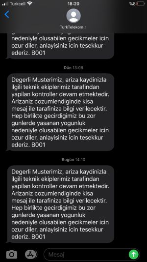Türk Telekom İnternet Arızası