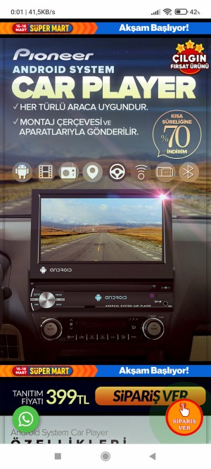 Aktüel Tiret Yol İstediğim Ürün Gelmedi