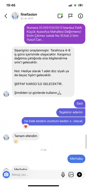 Finefasion İstediğim Ürünlerin Aynısı Gelmedi İstediğim Ürünlerin Yerine Başka Ürünler Gönderdiler