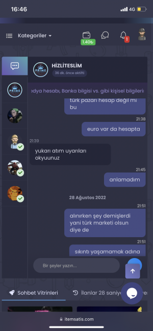 İtemsatis.com 950 Tl