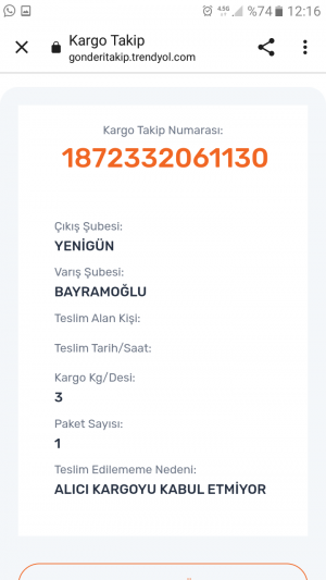 Trendyol İzmir Pet Ve Aras Kargo