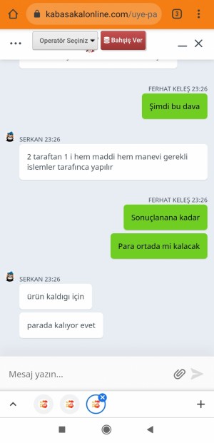 Kabasakalonline.com Arkadaş Canı İsterse 1 Ay Boyunca Siteye Yazmadan Parayı Orda Beklettirebilir