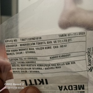 Modaselvim Kalitesiz Yırtık Sökük Ürün Gönderimi İade Almama