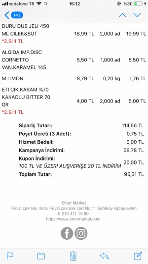 Onur Market Kampanya Adı Altında Sahte İndirim Kodu