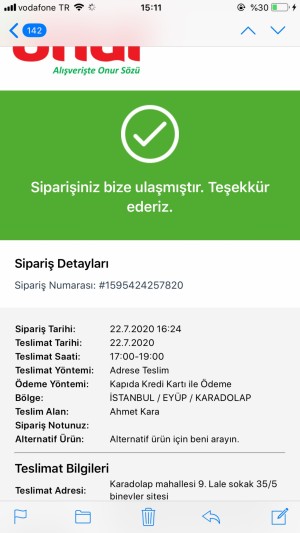 Onur Market Kampanya Adı Altında Sahte İndirim Kodu