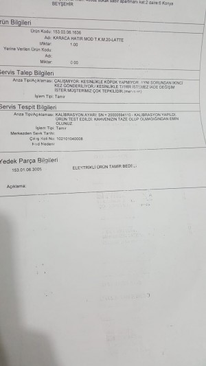 Karaca Hatır Mod Türk Kahve Makinesi Latte