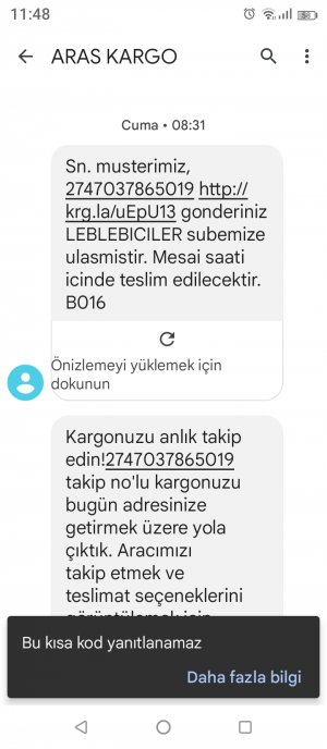 Aras Kargo Kargo Çalışanının Keyfi